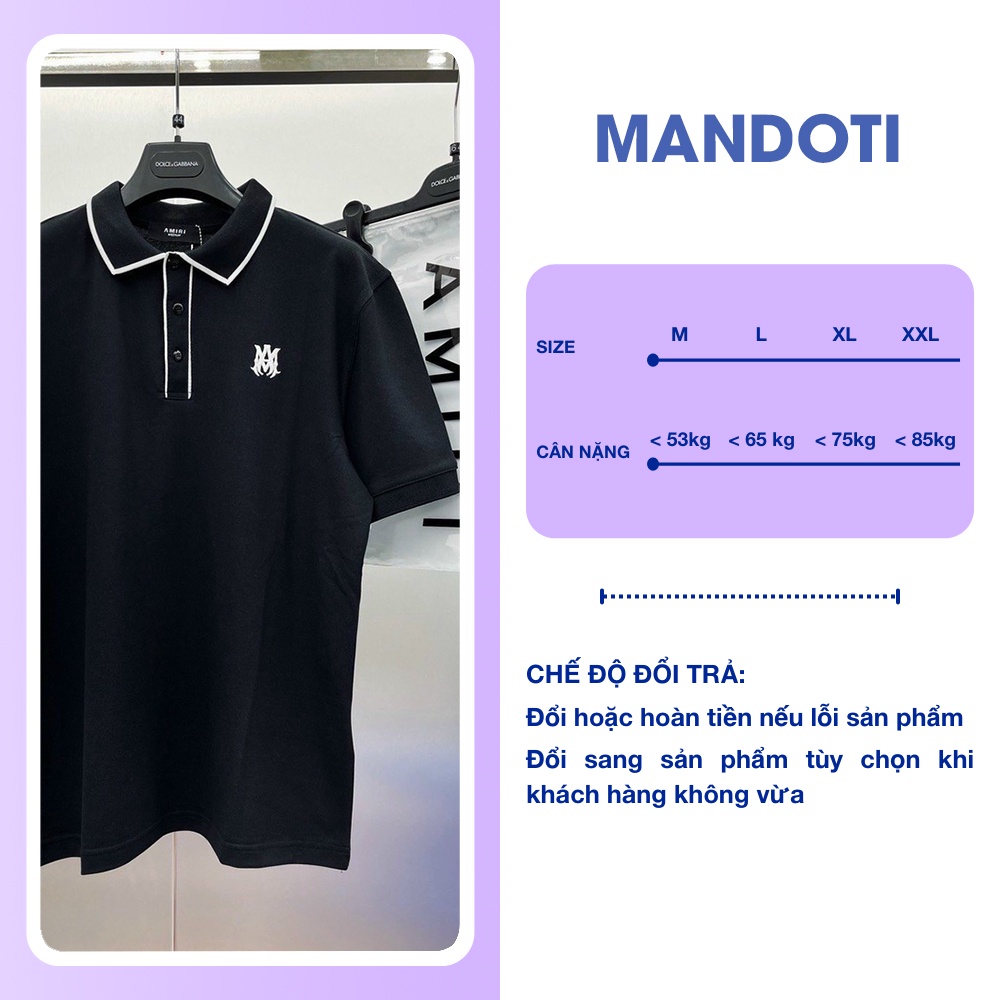 Áo polo nam thể thao logo CM thêu form rộng áo thun ngắn tay cổ bẻ cotton cá sấu cao cấp PL14