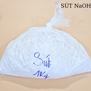 SÚT VẢY CÁ, SÚT TẨY RỬA (NaOH) 1KG