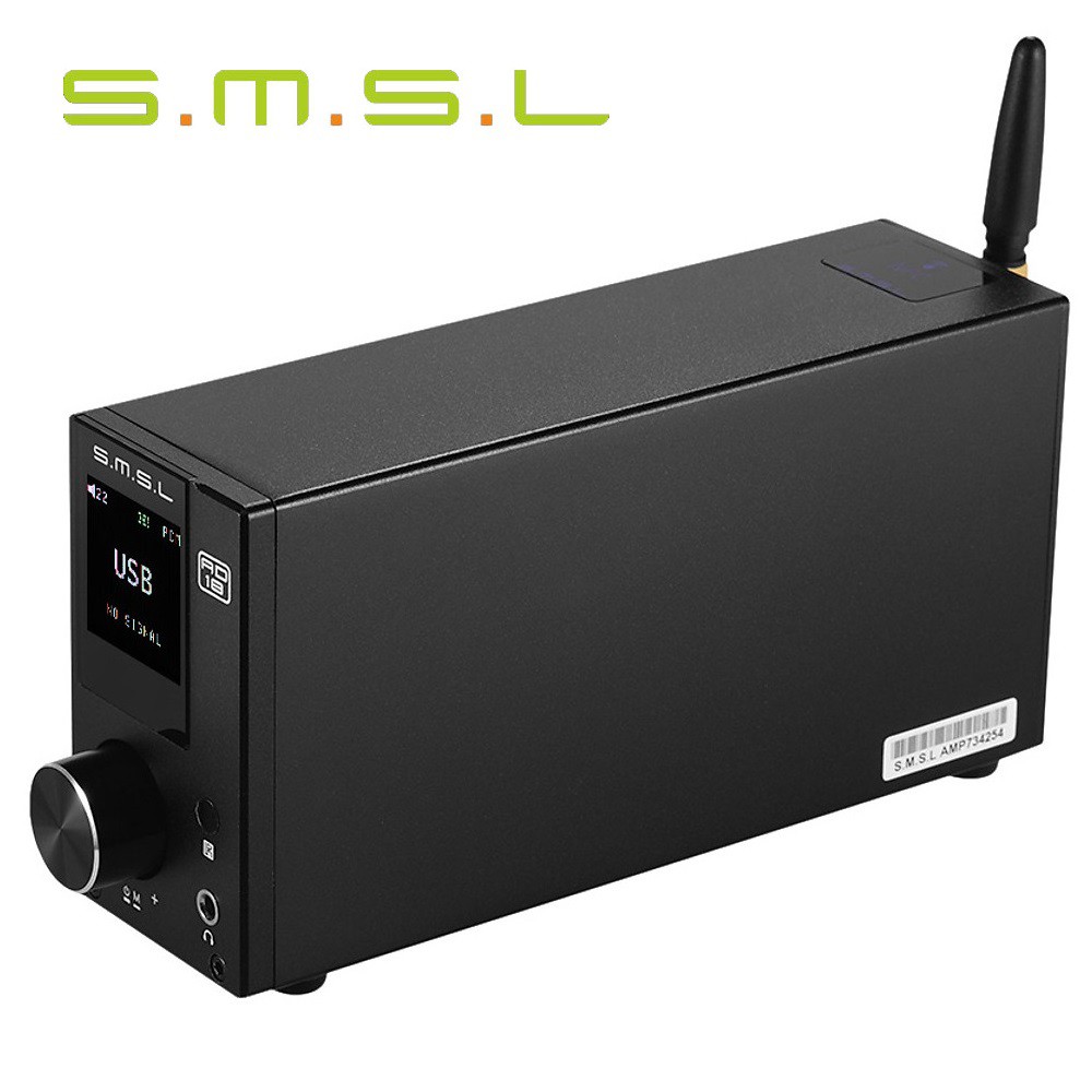Bộ khuếch đại âm thanh nổi SMSL AD18 HI-FI (Bluetooth 4.2) - Thiết bị khếch đại âm thanh nổi công suất 160w S.M.S.L AD18