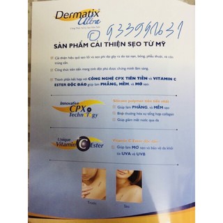 Gel mờ sẹo Dermatix ultra