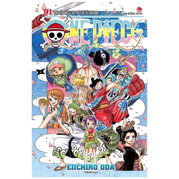 Sách - One Piece - Tập 91 - Chuyến Phiêu Lưu Trên Xứ Sở Samurai - Tái Bản 2022 - 8935244865998
