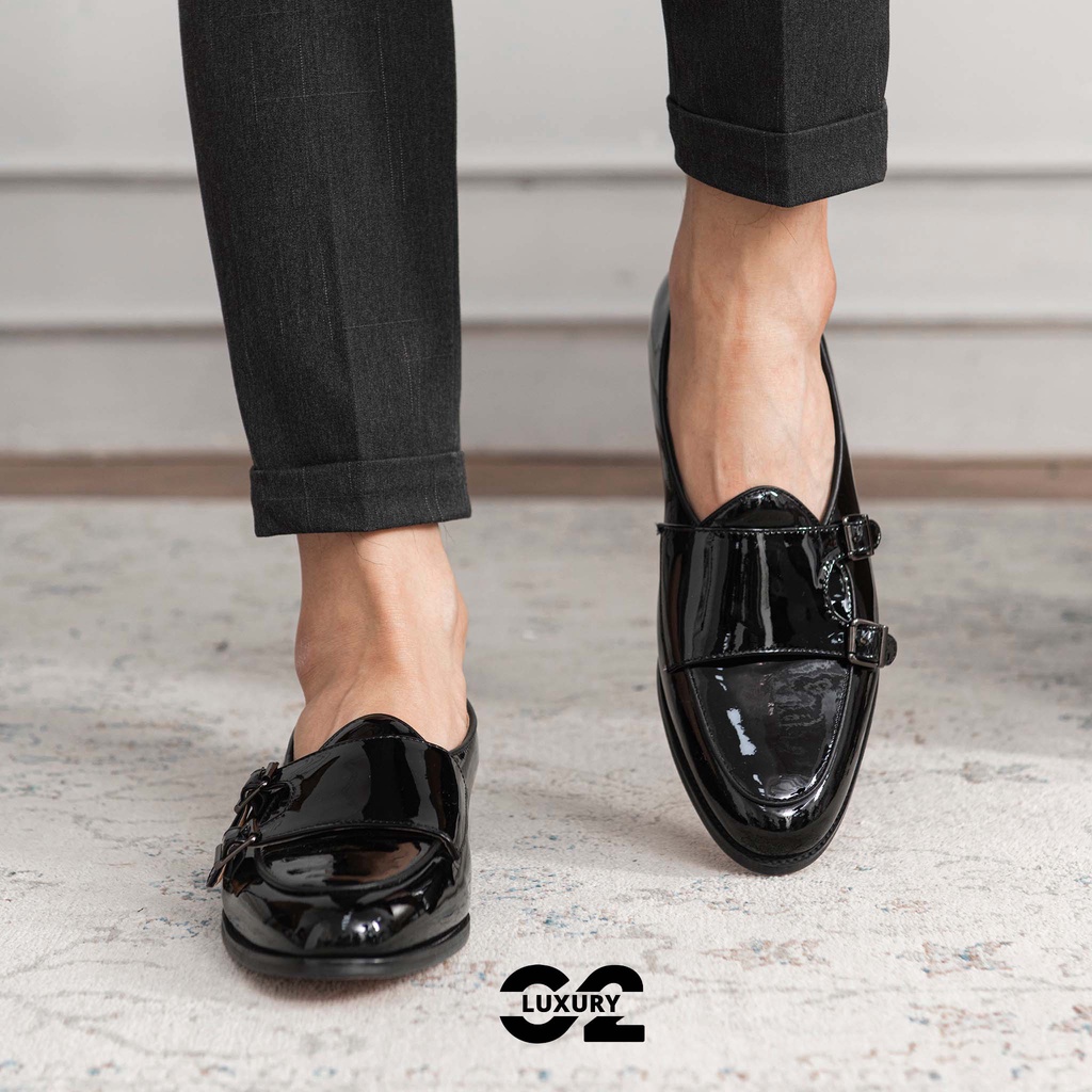 Giày lười nam Luxury giày nam da bò Ý nhập khẩu + Đế Da + bảo hành 24 tháng  nhiều size