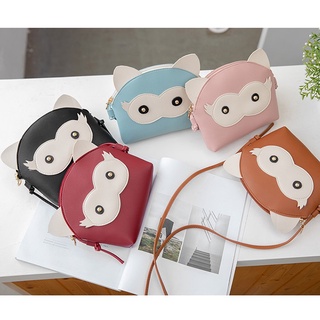 Túi đeo chéo nữ mặt cú mèo dễ thương