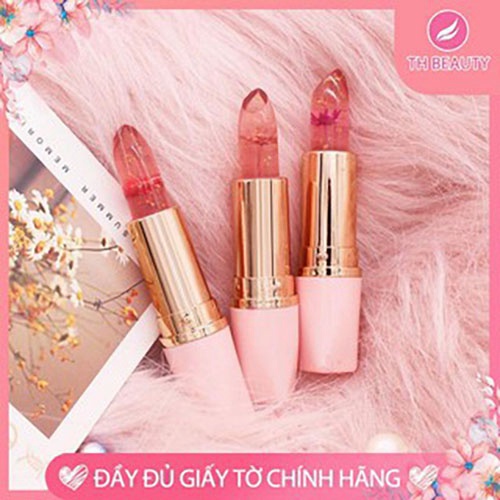 Son Gió Dưỡng Môi- Son Thạch Ướp Hoa  Dưỡng Môi Làm Hồng Cấp Ẩm Biến Đổi Màu Theo Nhiệt Độ