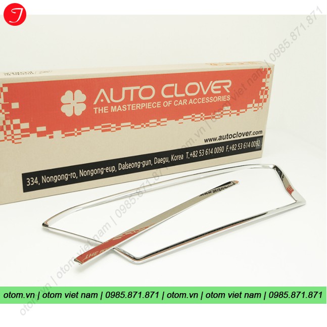 Ốp trang trí viền ca lăng và lưới ba đờ xốc Hyundai Kona Korea (2pcs)