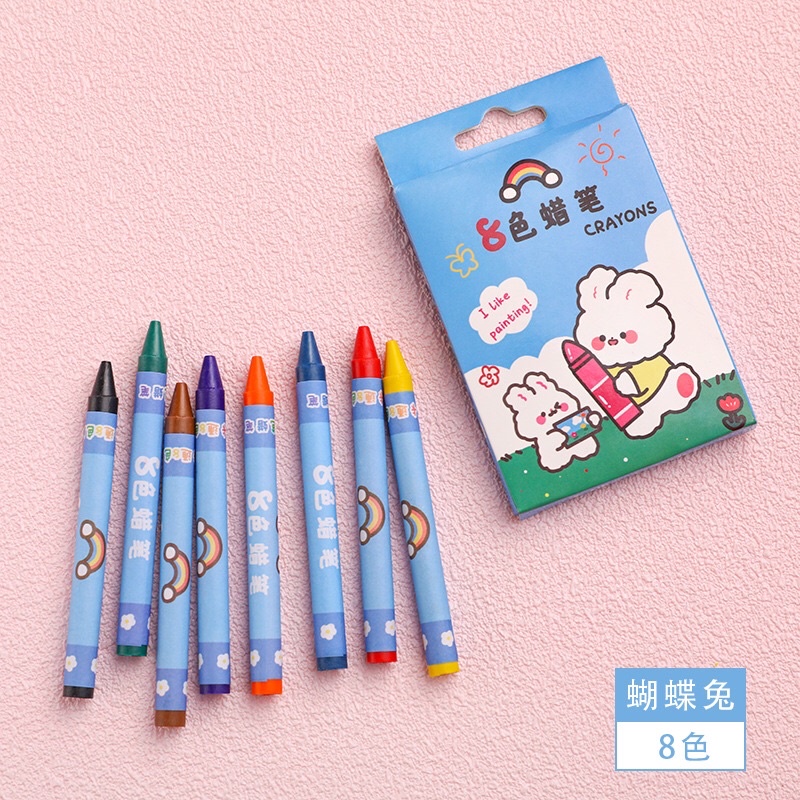 Hộp 8 bút sáp màu