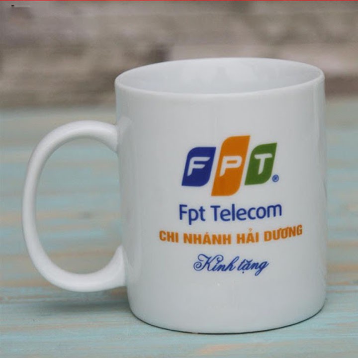 Cốc sứ in hình theo yêu cầu kute