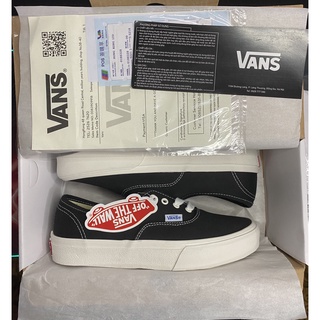 [Bản SlÊU CẤP]Giày Vans vault Authentic Đen trắng Giày Bản chuẩn Trung full box bill, thẻ bảo hành store GD sneaker
