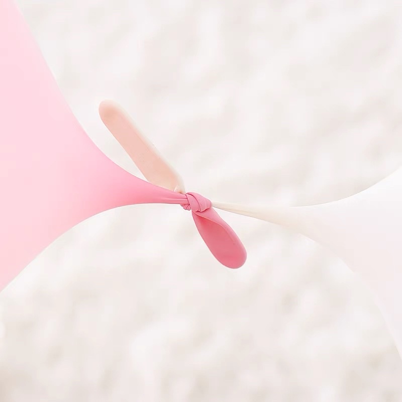 Combo 10 bóng có đuôi cột dùng trang trí dây bóng 10 inch màu pastel bóng bay tạo hình