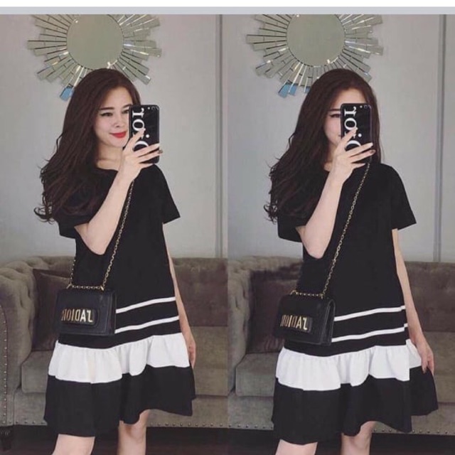 Đầm suông đuôi cá