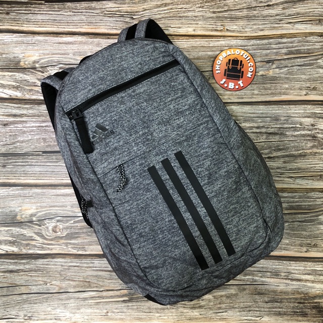 Balo adidas  [ HÀNG VNXK ] Balo adidas League 3 Stripe Backpack Grey - Thiết kế tiện lợi đựng đồ, Chất vải CHỐNG NƯỚC