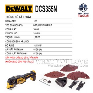 MÁY CẮT RUNG DEWALT DCS355N