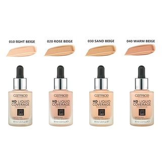 KEM NỀN CATRICE HD LIQUID COVERAGE FOUNDATION KIỀM DẦU CHE PHỦ 24H