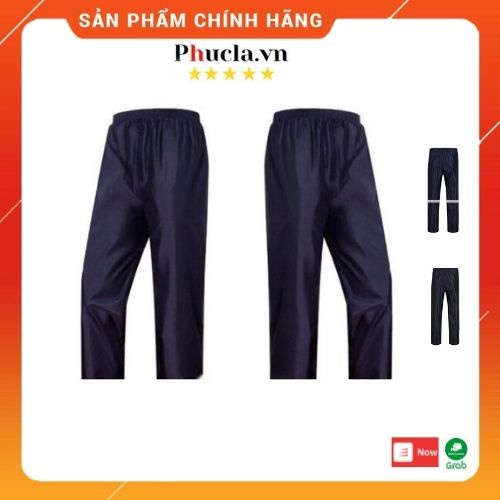 Quần đi mưa VẢI DÙ siêu nhẹ chống thấm tốt