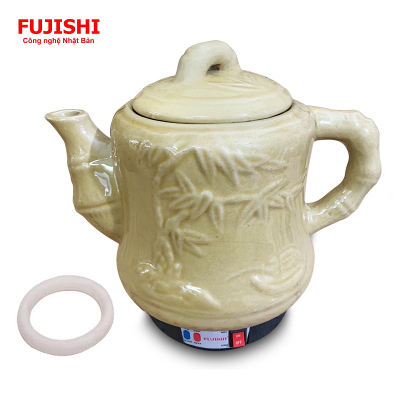 Siêu sắc thuốc điện GỐM SỨ BÁT TRÀNG Fujishi 3.2 lít HK-33G/SV-606 -  - Ấm thuốc điện nấu tự động ngắt