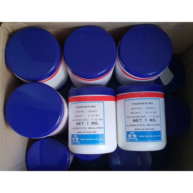 PHỤ GIA LÀM CHẢ LỤA PHOSPHATE MIX THÁI LAN HỘP 1KG