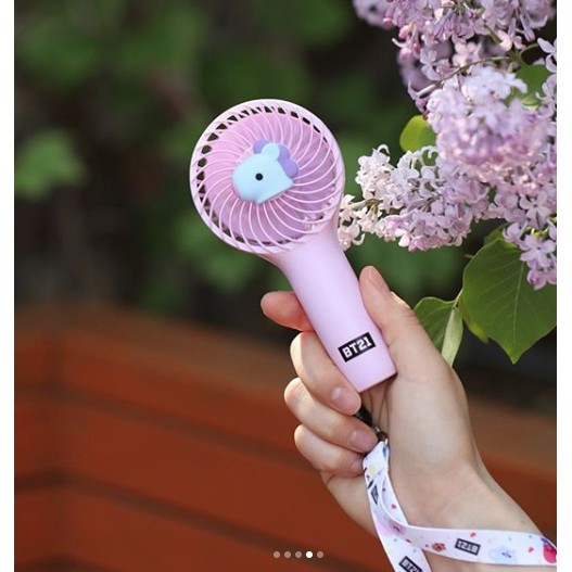 Quạt mini cầm tay Handy Fan BT21 ver 1234