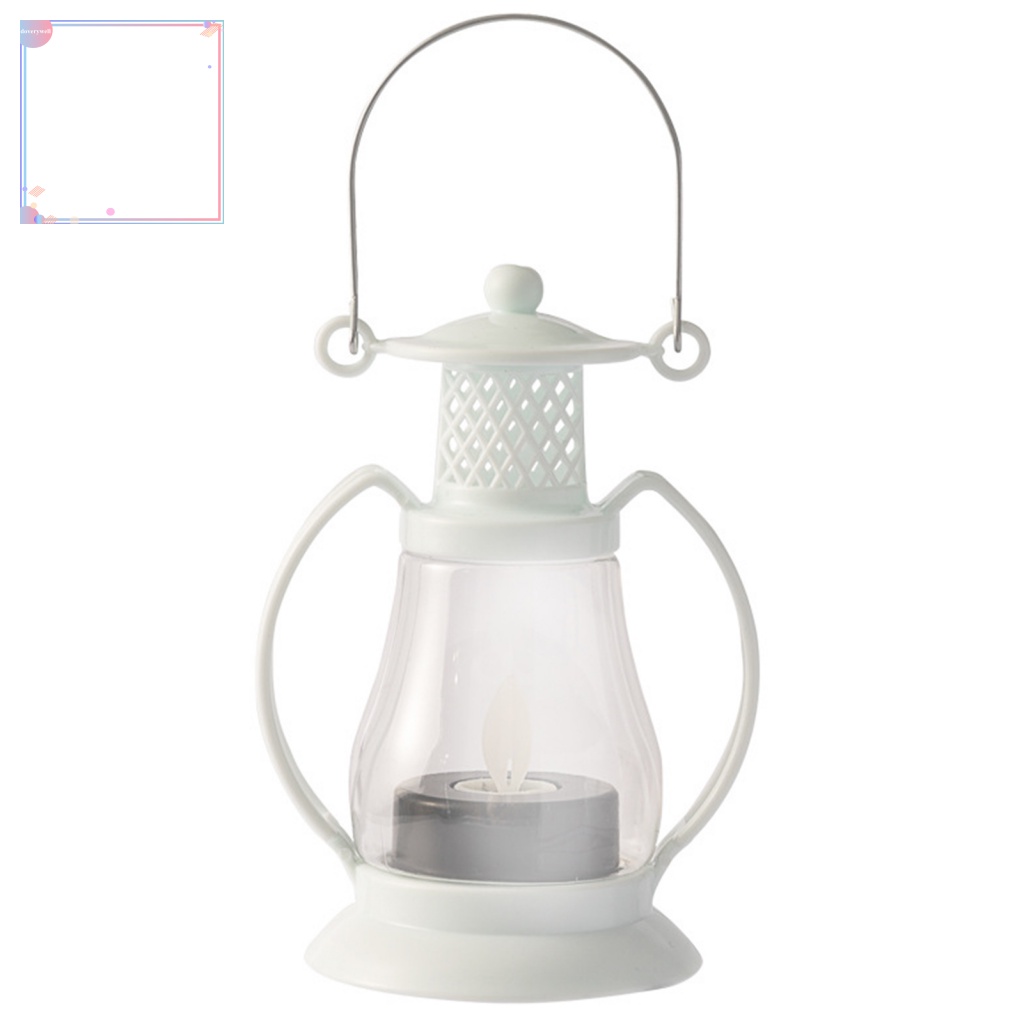 (DOV) Đèn Lồng LED Để Bàn Chạy Bằng Pin, Thiết Kế Vòng Treo