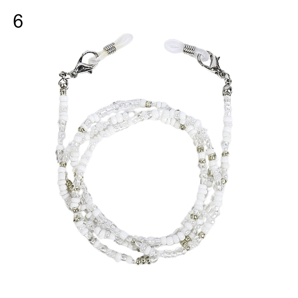 Dây Đeo Mắt Kính Xỏ Hạt Nhiều Màu Sắc Mang Đi Tiện Dụng