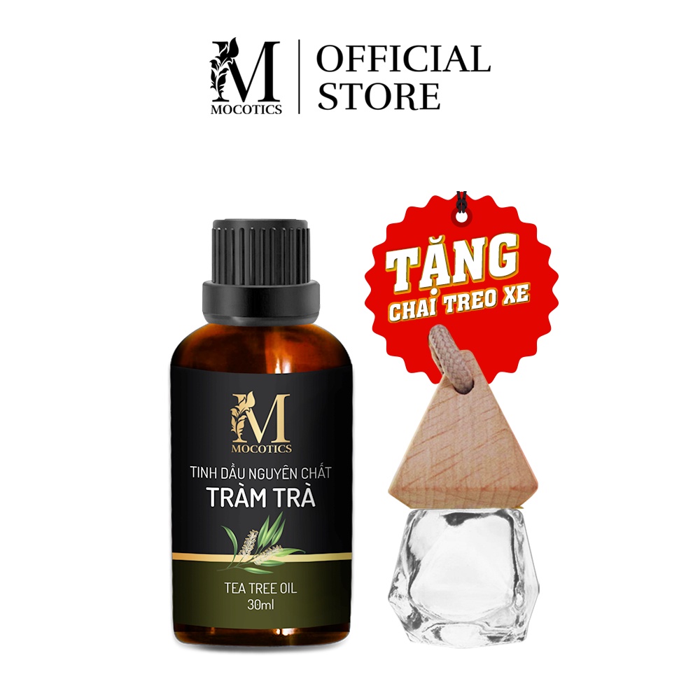 Tinh Dầu Tràm Trà MOCOTICS Chai 30ML | 100% Thiên Nhiên Nguyên Chất | Tặng lọ treo tinh dầu treo xe