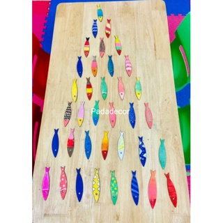Cá gỗ🐟chưa tô màu🐠decor siêu xinh chỉ 1,9k