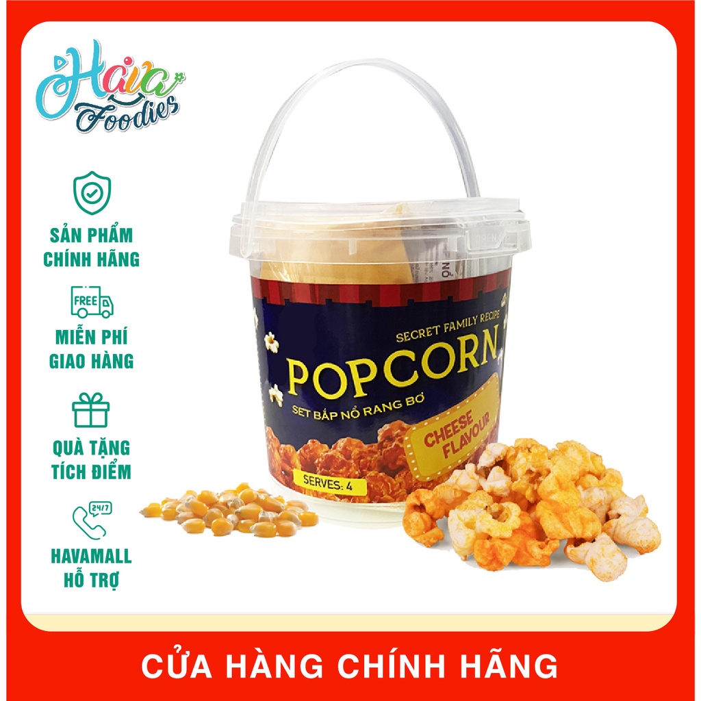Set Nguyên Liệu Làm Bắp Nổ Havafood Nhiều Vị