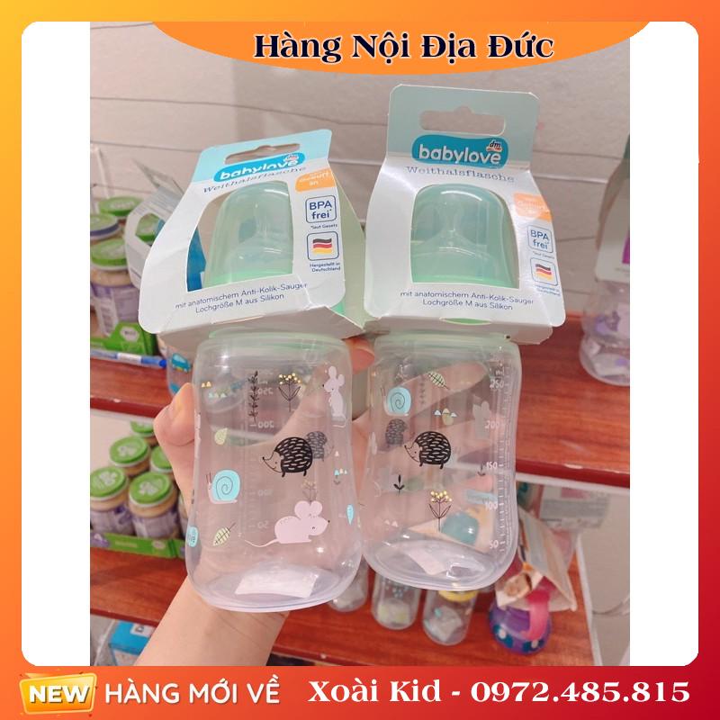 Bình sữa BABYLOVE size 150ml, 280ml cho bé của Đức
