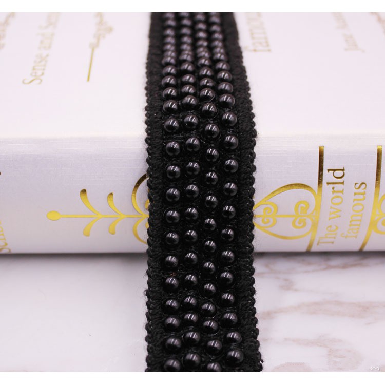 FREESHIP ĐƠN 99K_ Dải dây ruy băng chiffon có đính ngọc trai giả