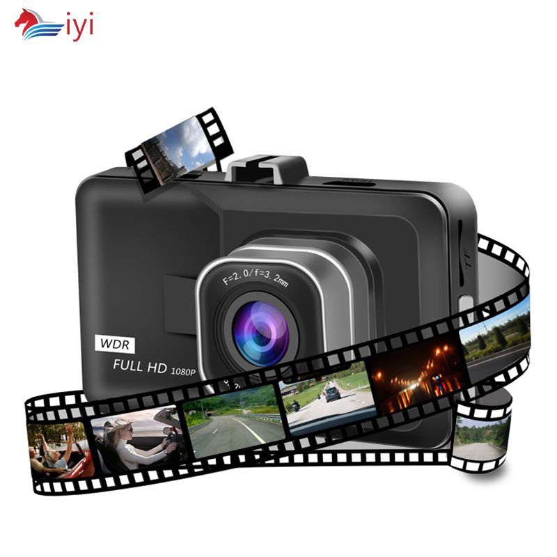 Bộ Camera Hành Trình Màu Đen 170 ° 1080P 3.0 Cho Xe Hơi