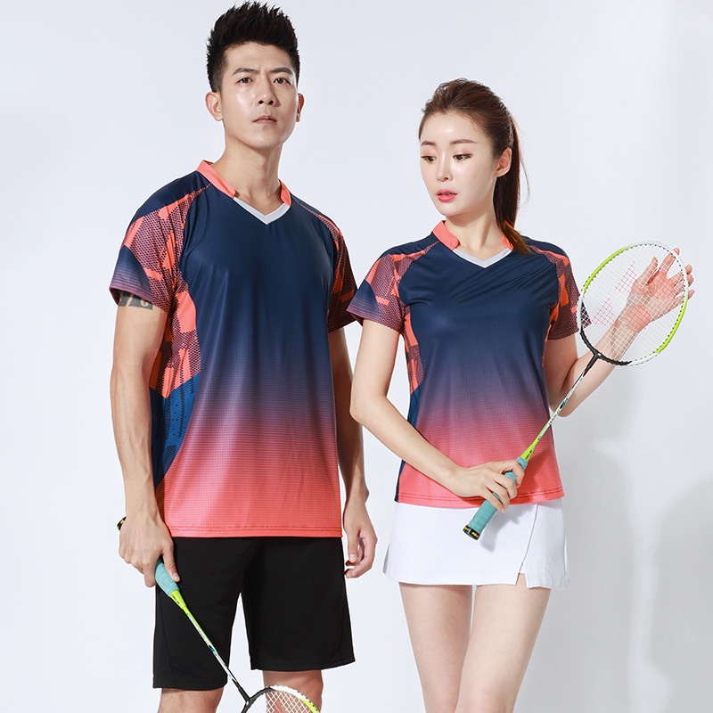 Nhà Máy Bán Chạy Bộ Đồ Thể Thao Cầu Lông Ngắn Tay Một Mảnh Cho Nam Và Nữ Mặc Mùa Hè ping pong tennis Bán Sỉ
