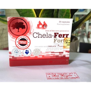 [CHÍNH HÃNG - DATE XA] Combo 02 hộp Sắt bà bầu Chela - Ferr Forte không gây táo bón, nhập khẩu nguyên hộp từ Châu Âu