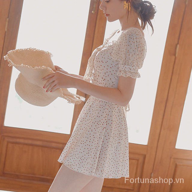 One Bộ Đồ Bơi Một Mảnh Họa Tiết Chấm Bi Phong Cách Retro Nhật Bản Gợi Cảm S4N | BigBuy360 - bigbuy360.vn