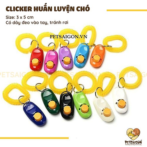 CLICKER HỖ TRỢ HUẤN LUYỆN CHÓ.
