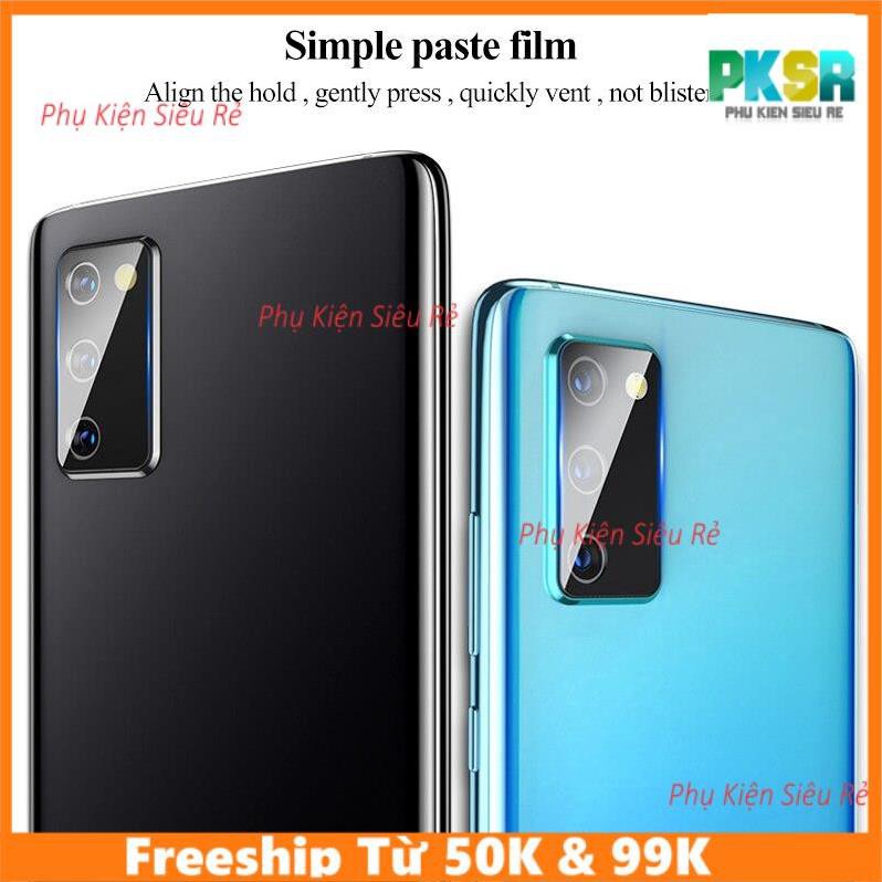 Dán Cường Lực Bảo Vệ Camera Sau Điện Thoại Samsung Galaxy Note 10 Lite S10 Lite 3 lớp siêu dẻo, siêu bền