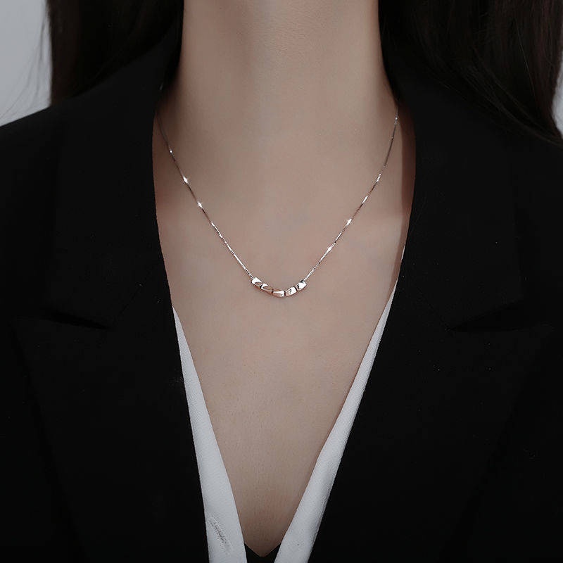 Vòng cổ choker đính hạt may mắn cao cấp không phai màu sang trọng cho nữ