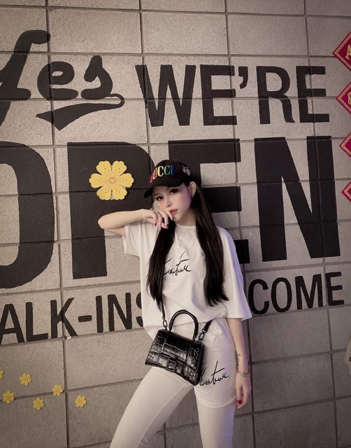 Set Bộ Phông Thêu Chữ Siêu Xinh , Bộ Thun Thêu Chữ Cao Cấp