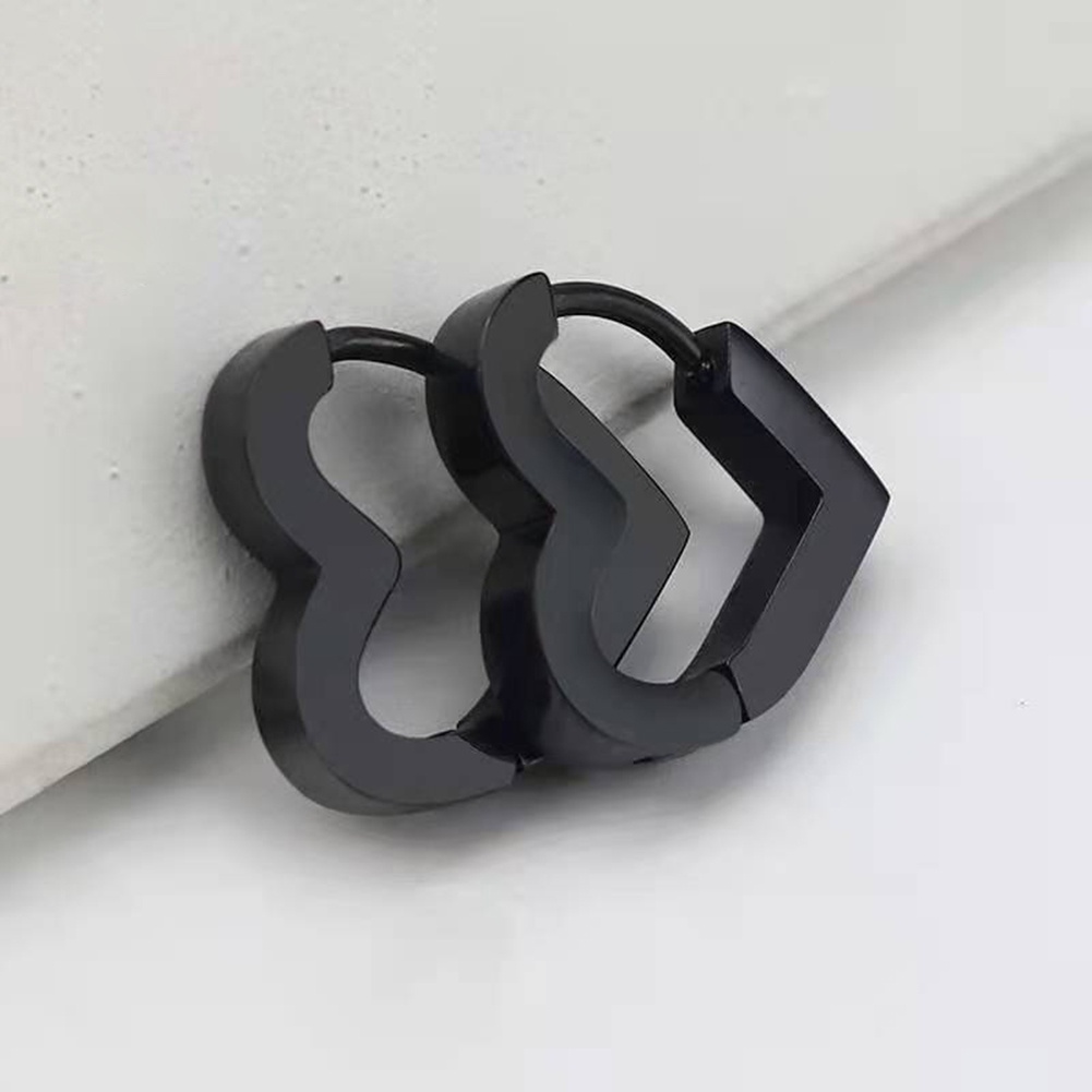 Bông Tai Dạng Móc Bằng Thép Không Gỉ Thời Trang Punk Rock Cho Nam Và Nữ