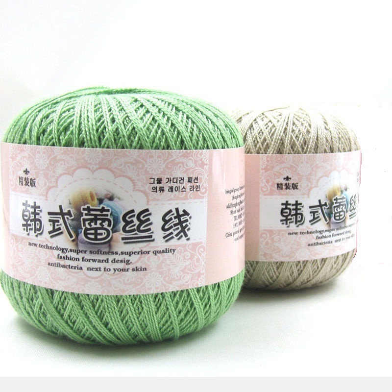 Cuộn Len Đan Sợi Móc Nhiều Màu 50g