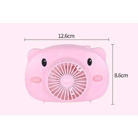 Quạt sạc động vật QS13 cầm tay dễ thương