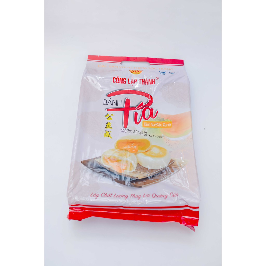 Bánh Pía Sóc Trăng Kim Sa Đậu Xanh (500g/12 Cái)