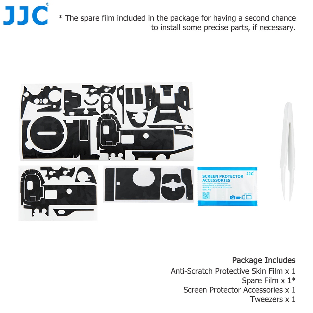 JJC SS-A7M3 Miếng Dán Bảo Vệ 3M Chống Trầy Xước Cho Máy Ảnh Sony a7 III a7R III A7M3 A7R3