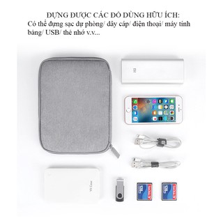 Túi đựng đồ công nghệ phụ kiện hai lớp ( túi đựng ipad air/ ipad pro 9.7inch)