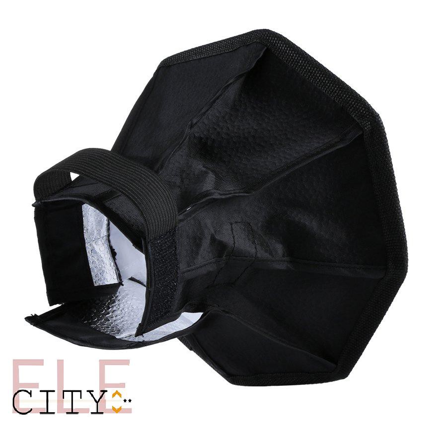 Bộ khuếch tán ánh sáng đèn flash mềm phong cách OC có thể gập lại softbox cỡ 20cm