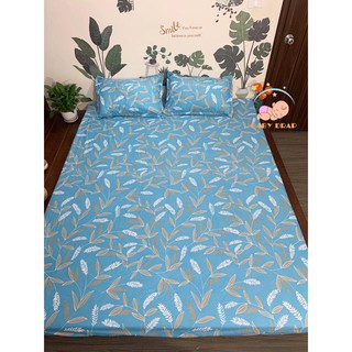 Xả lỗ ga trải giường,Drap ga giường,đủ kích thước,free ship,rẻ nhất tphcm-mã G1240,dây lá nhỏ mới