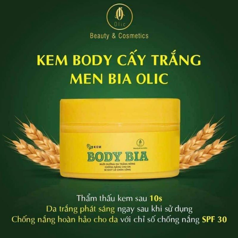 [CHÍNH HÃNG] KEM BODY BIA OLIC