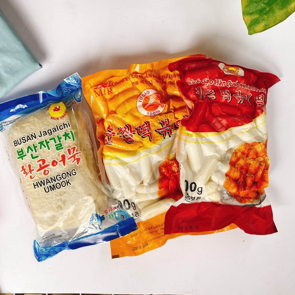 Bánh gạo Tokbokki nhân phomai Hàn Quốc