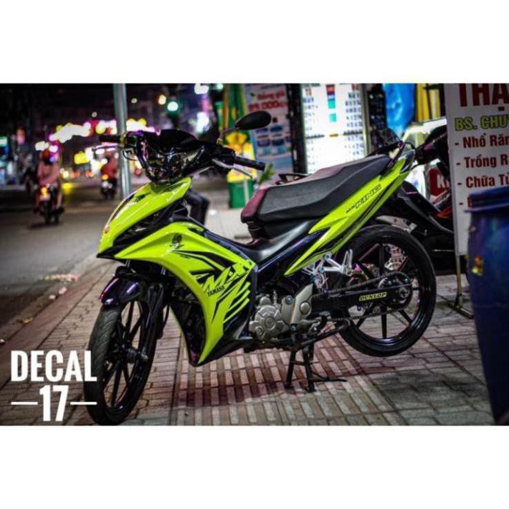 Tem rời exciter 2011 Mx dán xe vàng