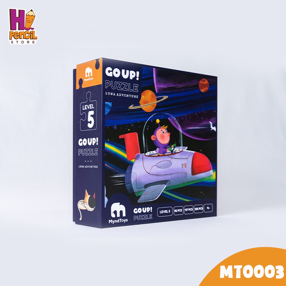 Đồ chơi xếp hình MyndToys du hành vũ trụ Go up Puzzle Level 5 Luna Adventure cho bé trên 4 tuổi