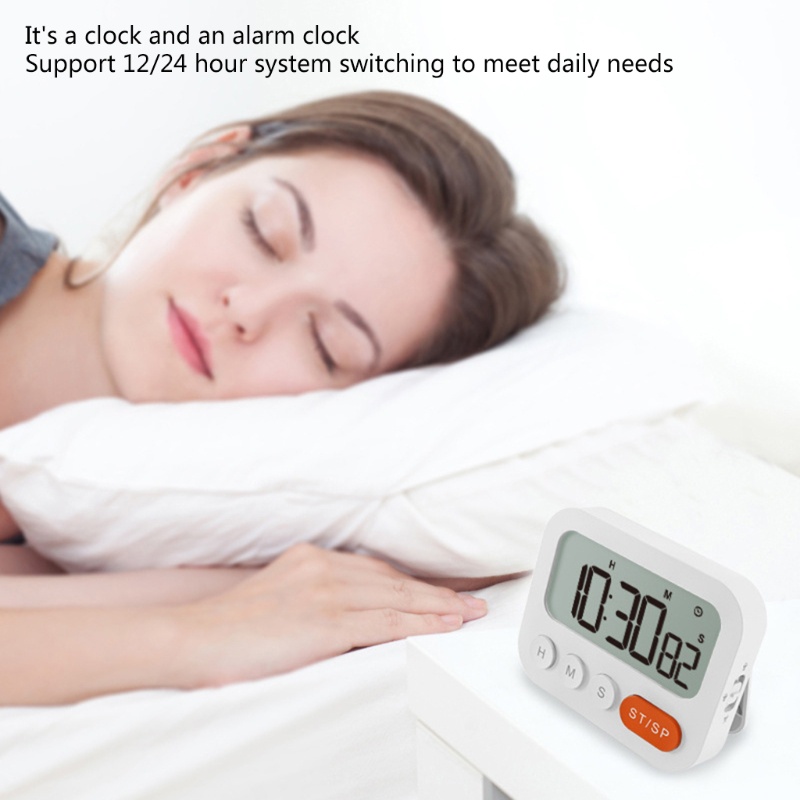 Đồng Hồ Hẹn Giờ Nấu Ăn Kỹ Thuật Số Kèm Giá Đỡ