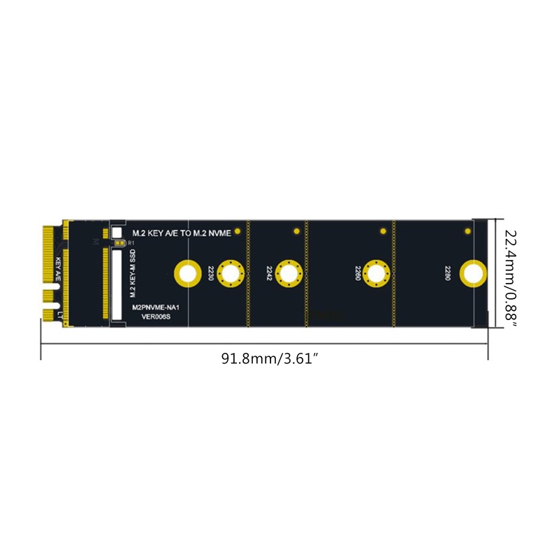 Thẻ Chuyển Đổi WIN M2 Từ KEY A / E Sang M2 NVME M2 NVME Sang KEY-M WIFI Giao Diện Mở Rộng Cho Ổ Đĩa SSD M.2